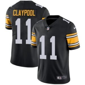 Nike Pittsburgh Steelers #11 Chase Claypool Black Alternate Stitched NFL Vapor Untouchable Limited Jersey