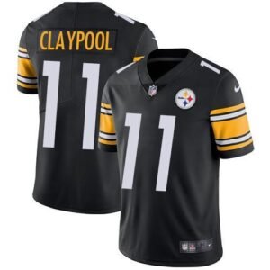 Nike Pittsburgh Steelers #11 Chase Claypool Black Team Color Stitched NFL Vapor Untouchable Limited Jersey