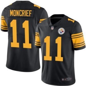 Nike Pittsburgh Steelers #11 Donte Moncrief Black Stitched NFL Limited Rush Jersey