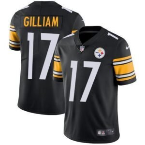 Nike Pittsburgh Steelers #17 Joe Gilliam Black Team Color Stitched NFL Vapor Untouchable Limited Jersey