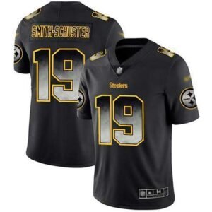 Nike Pittsburgh Steelers #19 JuJu Smith-Schuster Black Stitched NFL Vapor Untouchable Limited Smoke Fashion Jersey