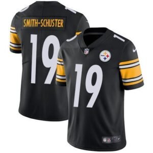 Nike Pittsburgh Steelers #19 JuJu Smith-Schuster Black Team Color Stitched NFL Vapor Untouchable Limited Jersey