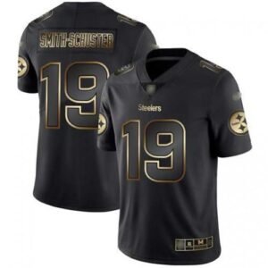 Nike Pittsburgh Steelers #19 JuJu Smith-Schuster Black/Gold Stitched NFL Vapor Untouchable Limited Jersey