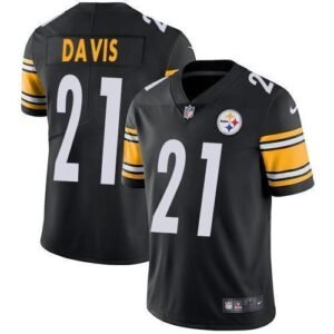 Nike Pittsburgh Steelers #21 Sean Davis Black Team Color Stitched NFL Vapor Untouchable Limited Jersey