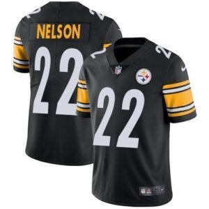 Nike Pittsburgh Steelers #22 Steven Nelson Black Team Color Stitched NFL Vapor Untouchable Limited Jersey