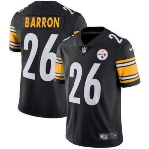 Nike Pittsburgh Steelers #26 Mark Barron Black Team Color Stitched NFL Vapor Untouchable Limited Jersey