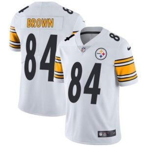 Nike Pittsburgh Steelers #84 Antonio Brown White Stitched NFL Vapor Untouchable Limited Jersey