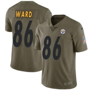 Nike Pittsburgh Steelers #86 Hines Ward Olive Stitched NFL Limited 2017 Salute to Service Jersey