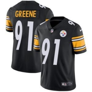 Nike Pittsburgh Steelers #91 Kevin Greene Black Team Color Stitched NFL Vapor Untouchable Limited Jersey
