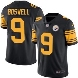 Nike Pittsburgh Steelers #9 Chris Boswell Black Stitched NFL Limited Rush Jersey