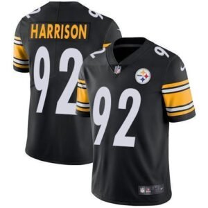 Nike Pittsburgh Steelers #92 James Harrison Black Team Color Stitched NFL Vapor Untouchable Limited Jersey