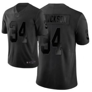 Nike Raiders #34 Bo Jackson Black Stitched NFL Limited City Edition Jersey