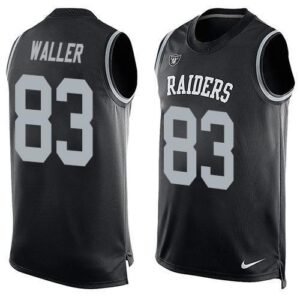 Nike Raiders #83 Darren Waller Black Team Color Stitched NFL Limited Tank Top Jersey