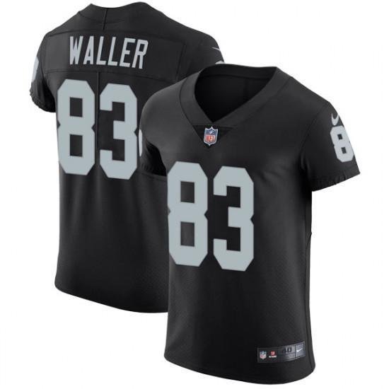 Nike Raiders #83 Darren Waller Black Team Color Stitched NFL Vapor Untouchable Elite Jersey