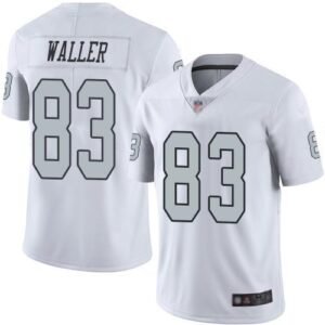 Nike Raiders #83 Darren Waller White Stitched NFL Limited Rush Jersey