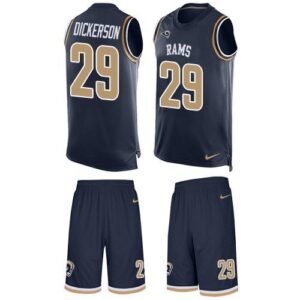 Nike Rams #29 Eric Dickerson Navy Blue Team Color Stitched NFL Limited Tank Top Suit Jersey