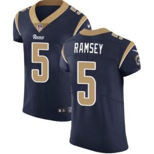 Nike Rams #5 Jalen Ramsey Navy Blue Team Color Stitched NFL Vapor Untouchable Elite Jersey