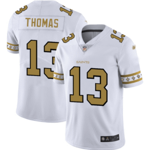 Nike Saints #13 Michael Thomas White Stitched NFL Limited Team Logo Fashion Jersey