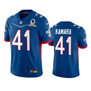 Nike Saints #41 Alvin Kamara NFL 2022 NFC Pro Bowl Game Jersey Royal