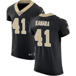 Nike Saints #41 Alvin Kamara Black Team Color Stitched NFL Vapor Untouchable Elite Jersey