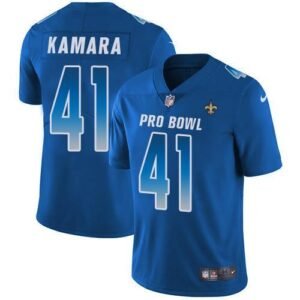 Nike Saints #41 Alvin Kamara Royal Stitched NFL Limited NFC 2018 Pro Bowl Jersey