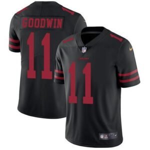 Nike San Francisco 49ers #11 Marquise Goodwin Black Alternate Stitched NFL Vapor Untouchable Limited Jersey
