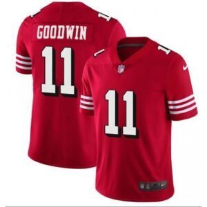 Nike San Francisco 49ers #11 Marquise Goodwin Red Team Color Stitched NFL Vapor Untouchable Limited II Jersey