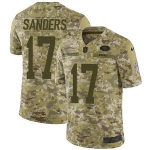 Nike San Francisco 49ers #17 Emmanuel Sanders Camo Stitched NFL Limited 2018 Salute To Service Jersey