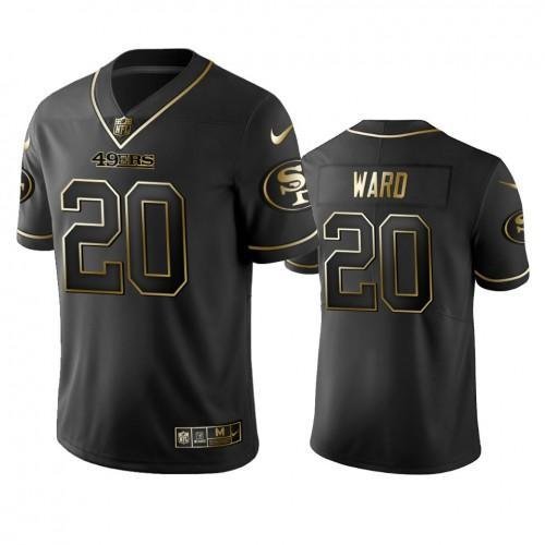 Nike San Francisco 49ers #20 Jimmie Ward Black Golden Limited Edition Stitched NFL Jersey