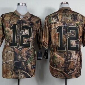 Nike Seahawks #12 Fan Camo Stitched NFL Realtree Elite Jersey