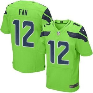 Nike Seahawks #12 Fan Green Stitched NFL Elite Rush Jersey
