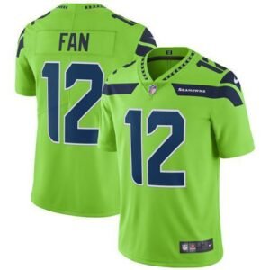 Nike Seahawks #12 Fan Green Stitched NFL Limited Rush Jersey