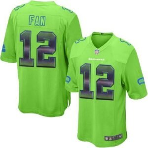 Nike Seahawks #12 Fan Green Alternate Stitched NFL Limited Strobe Jersey