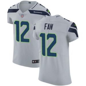 Nike Seahawks #12 Fan Grey Alternate Stitched NFL Vapor Untouchable Elite Jersey