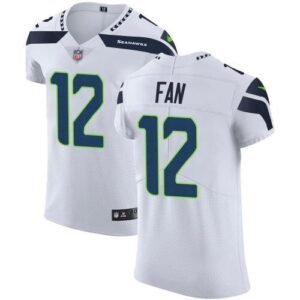 Nike Seahawks #12 Fan White Stitched NFL Vapor Untouchable Elite Jersey