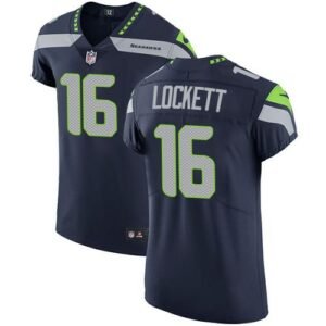 Nike Seahawks #16 Tyler Lockett Steel Blue Team Color Stitched NFL Vapor Untouchable Elite Jersey
