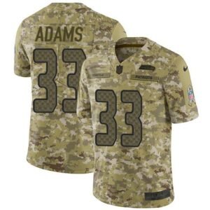 Nike Seahawks #33 Jamal Adams Camo Stitched NFL Limited 2018 Salute To Service Jersey