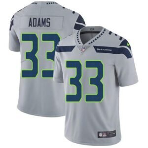 Nike Seahawks #33 Jamal Adams Grey Alternate Stitched NFL Vapor Untouchable Limited Jersey