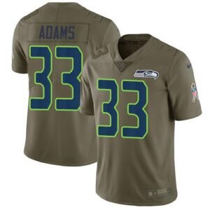 Nike Seahawks #33 Jamal Adams Olive Stitched NFL Limited 2017 Salute To Service Jersey