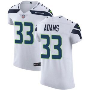Nike Seahawks #33 Jamal Adams White Stitched NFL New Elite Jersey