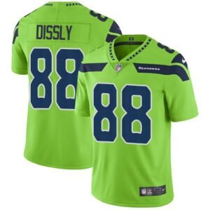 Nike Seattle Seahawks #88 Will Dissly Green Stitched NFL Limited Rush Jersey