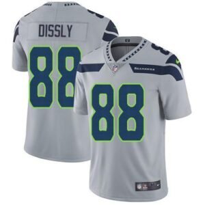 Nike Seattle Seahawks #88 Will Dissly Grey Alternate Stitched NFL Vapor Untouchable Limited Jersey