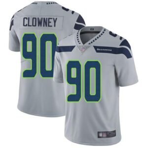 Nike Seattle Seahawks #90 Jadeveon Clowney Grey Alternate Stitched NFL Vapor Untouchable Limited Jersey