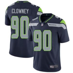 Nike Seattle Seahawks #90 Jadeveon Clowney Steel Blue Team Color Stitched NFL Vapor Untouchable Limited Jersey