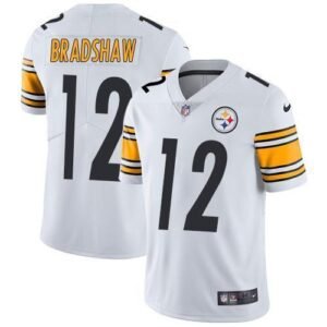 Nike Steelers #12 Terry Bradshaw White Stitched NFL Vapor Untouchable Limited Jersey