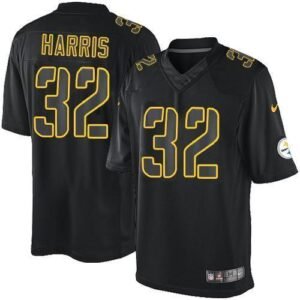 Nike Steelers #32 Franco Harris Black Stitched NFL Impact Limited Jersey