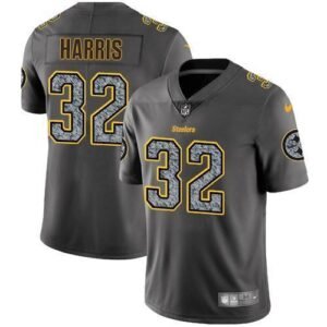 Nike Steelers #32 Franco Harris Gray Static Stitched NFL Vapor Untouchable Limited Jersey