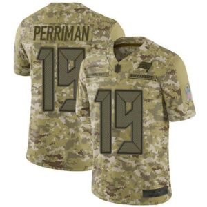 Nike Tampa Bay Buccaneers #19 Breshad Perriman Camo Stitched NFL Limited 2018 Salute To Service Jersey