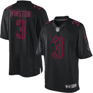 Nike Tampa Bay Buccaneers #3 Jameis Winston Black Stitched NFL Impact Limited Jersey