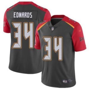Nike Tampa Bay Buccaneers #34 Mike Edwards Gray Stitched NFL Limited Inverted Legend Jersey